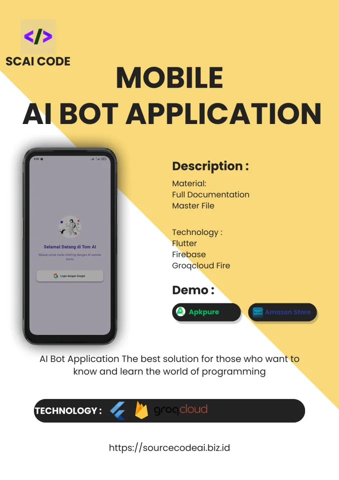Mobile AI Bot Application - TOM AI — screenshot 1