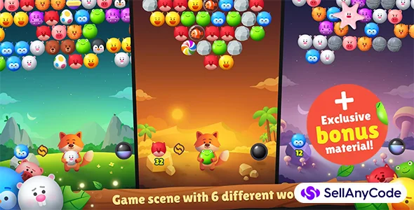 Bubble Shooter Kit + PSD Sources Pack — cover