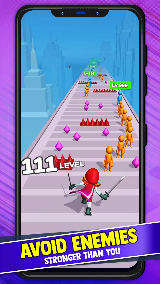 Hit & Run: Levelup Solo Runner - New Top Trending Unity Template Game — screenshot 2