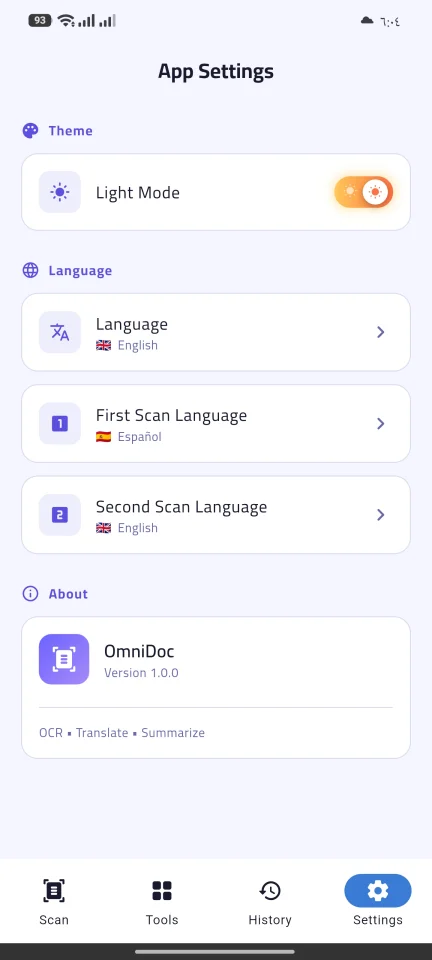 OmniDoc - Smart Document Scanner & OCR App (Flutter) — screenshot 2