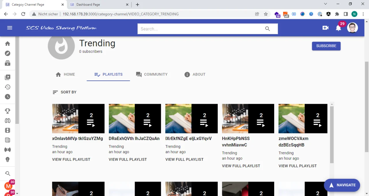 SCS Video Sharing — screenshot 2