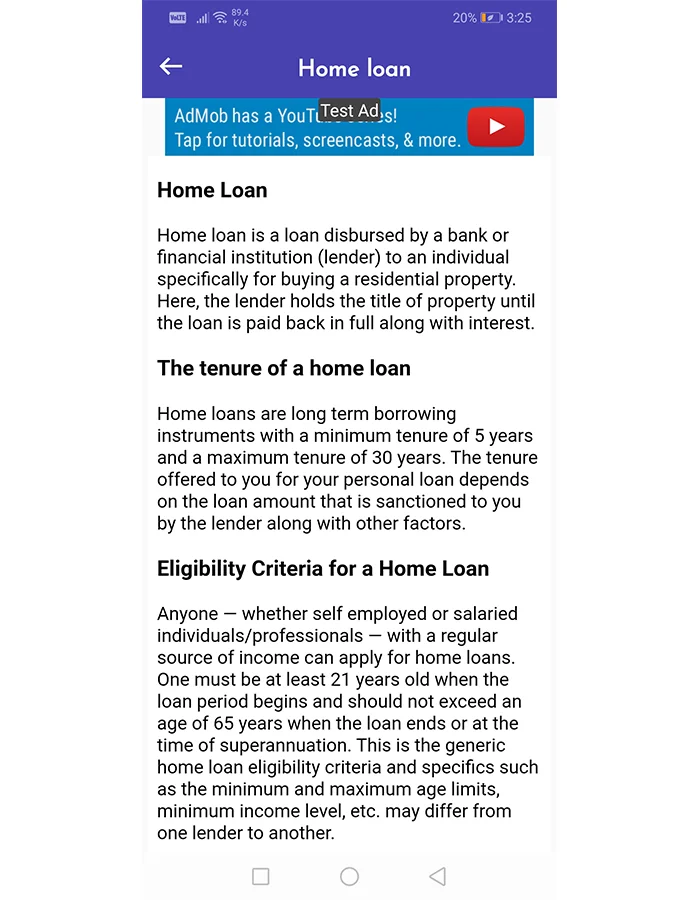 Android Instant Loan Guide App (Android 11) — screenshot 4