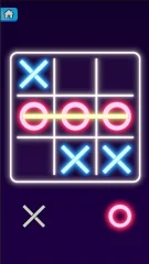 Tic Tac Toe 2D Glow Game Unity Source Code