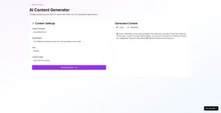 AI Text Generator - Complete Next.js App with 6 Templates