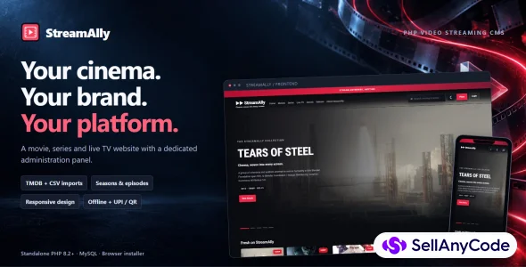 StreamAlly - OTT, Movies & Live Video Streaming Platform