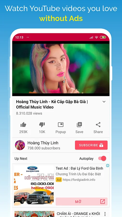 ProTube Android - YouTube App Clone, Download Video, Audio and More — screenshot 2