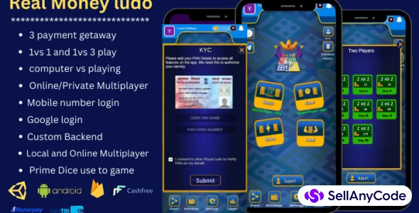 Elite Ludo v8 Tournament Real Money Earning Node.js Android App with Admin Setup