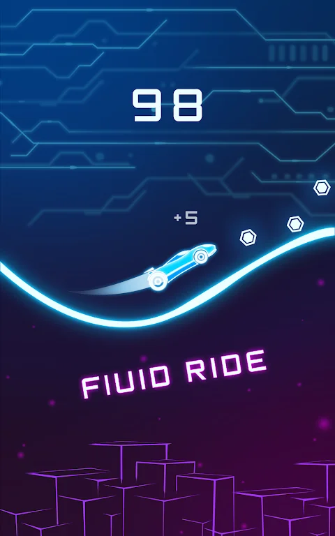 Beat Rider - Neon Rider Game — screenshot 5