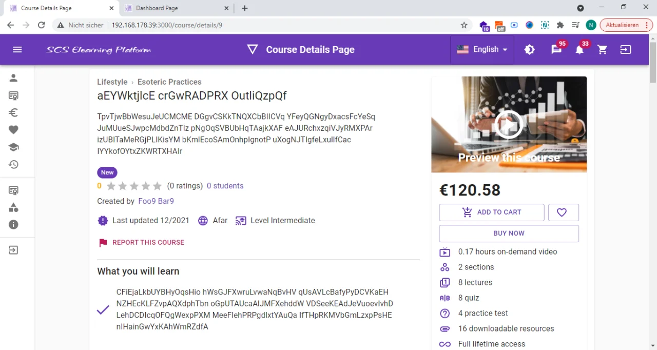 SCS E-Learning — screenshot 3