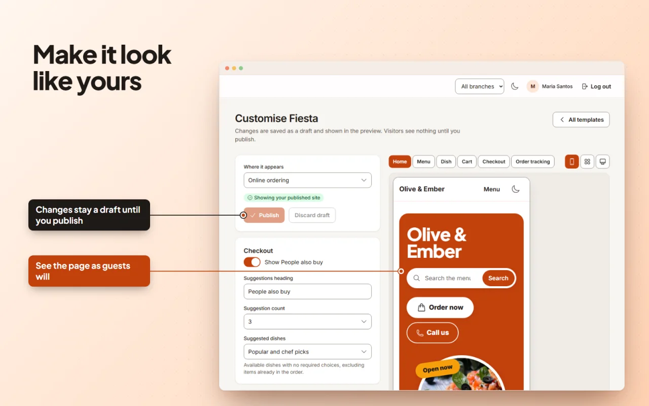 Dine With Us - Laravel Restaurant Ordering, QR Menu, POS & Kitchen Display — screenshot 3