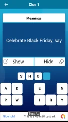 Offline Crossword Android Quiz App