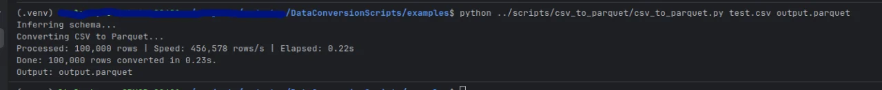 Parquet Conversion CSV, Excel, JSON & JSONL — screenshot 2