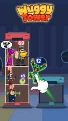 Wuggy Kissy Tower Escape - Hero Tower Defense