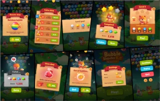 Bubble Shooter Kit + PSD Sources Pack