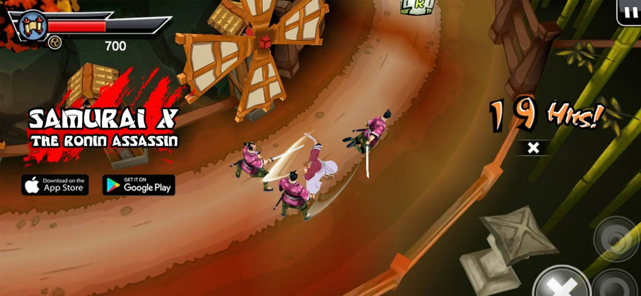 Samurai X Game Unity Source Code — screenshot 5