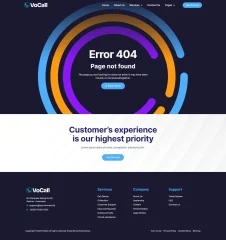 VoCall - Call Center & Telemarketing Elementor Template Kit