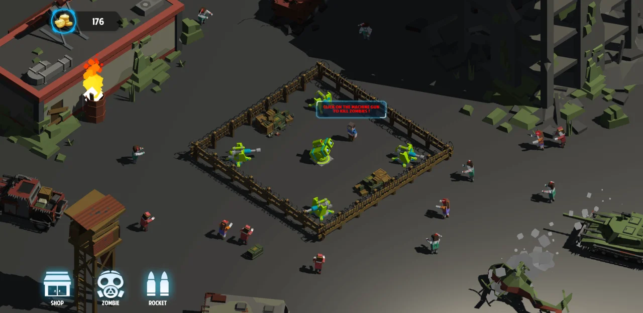 Idle Zombie Defense — screenshot 1