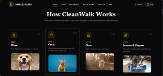 NOBLE PAWS CleanWalk Luxury Pet Care Platform