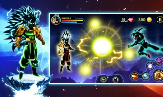 Shadow Goku Saiyan Battle