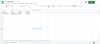 Contact Form 7 Google Spreadsheet Addon