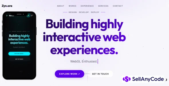 Zynora - Premium Portfolio Template
