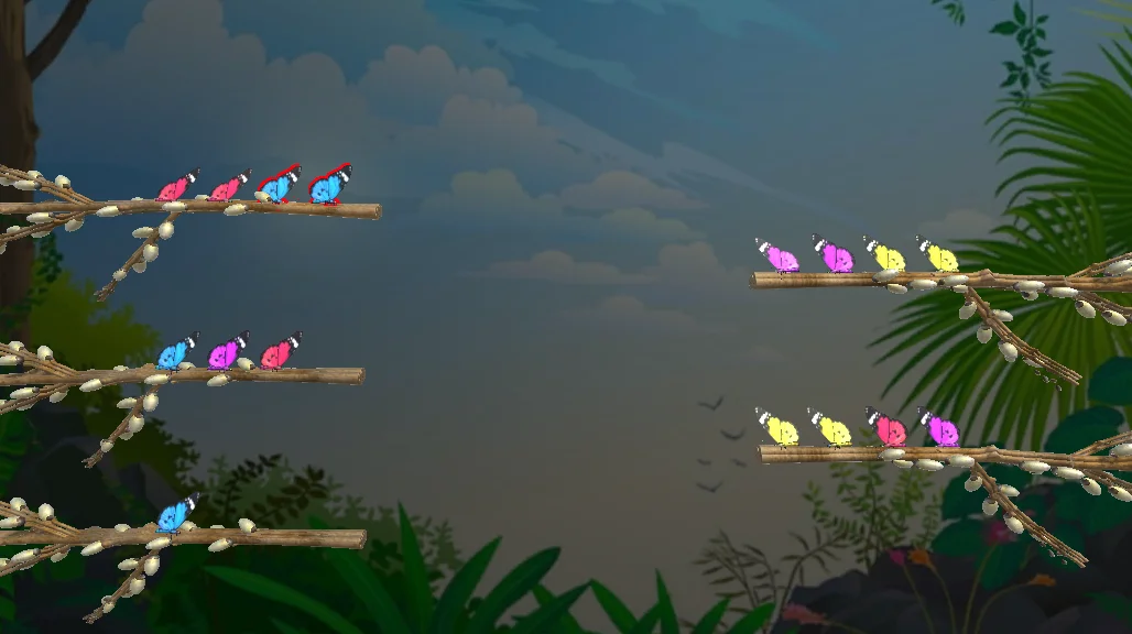 Colored Bird Sorting Puzzle — screenshot 3