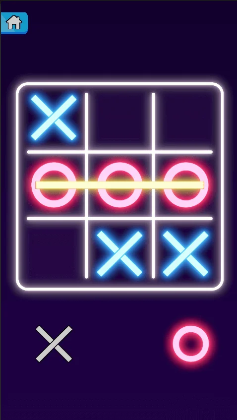 Tic Tac Toe Glow Game Unity Source Code — screenshot 8