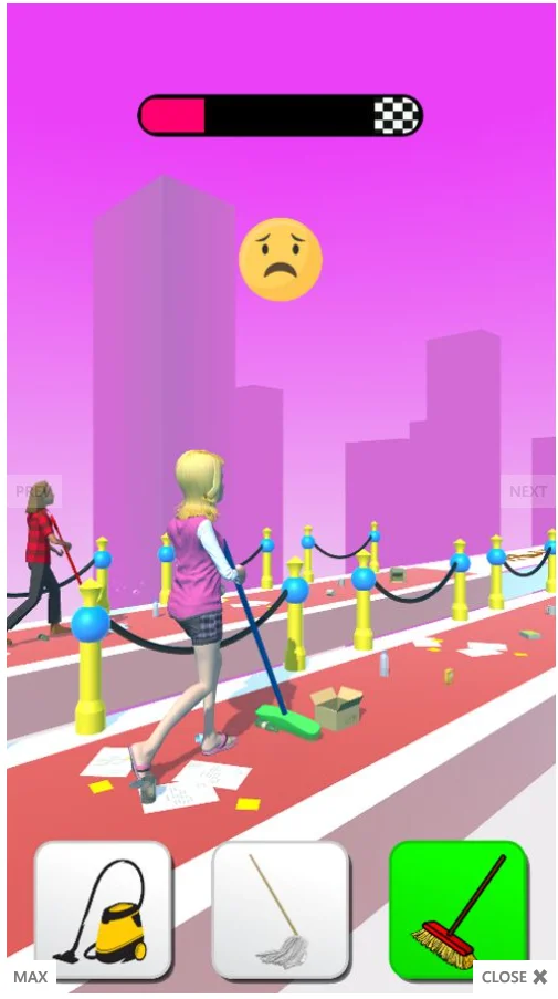 Cleaner Run - Unity - AdMob — screenshot 2