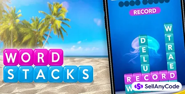 Word Stack - Unity Templates with AdMob — cover