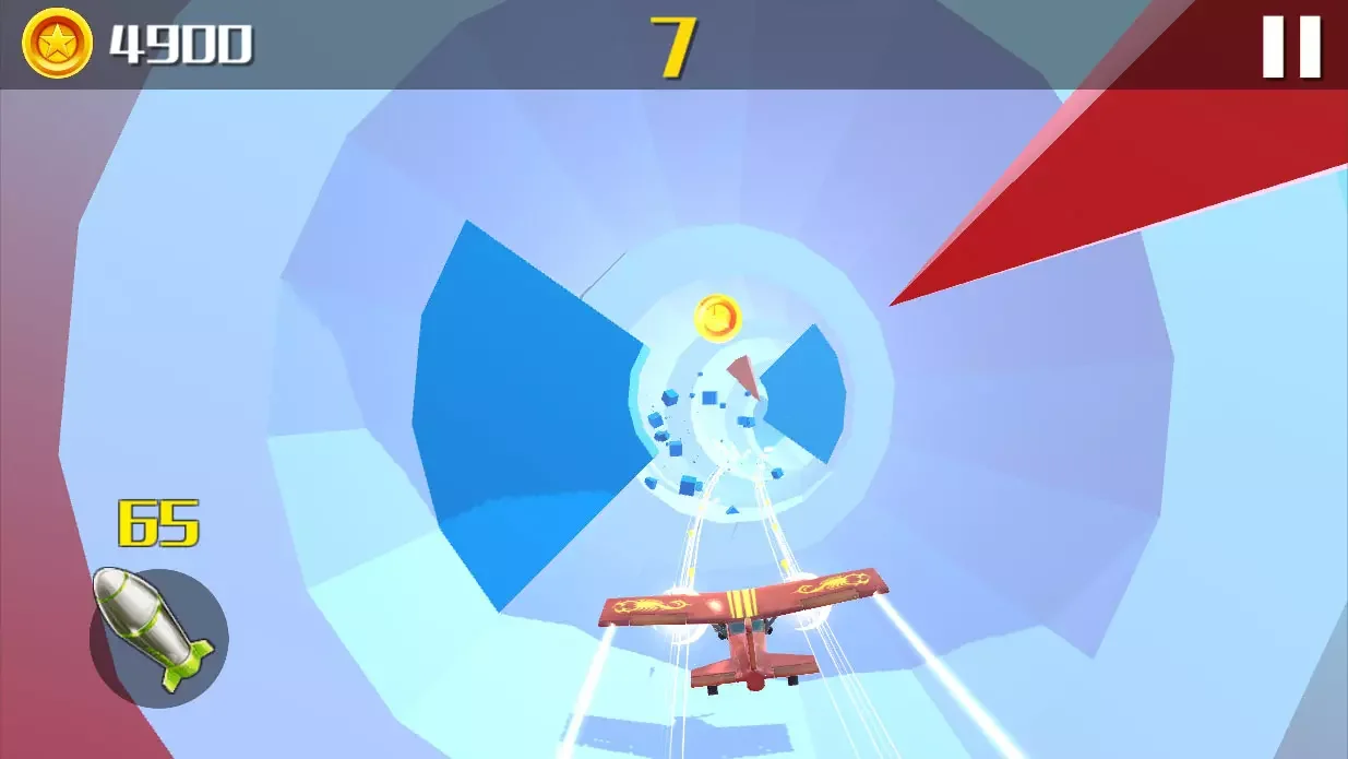 Plane in Hole 3D Low Poly — screenshot 3