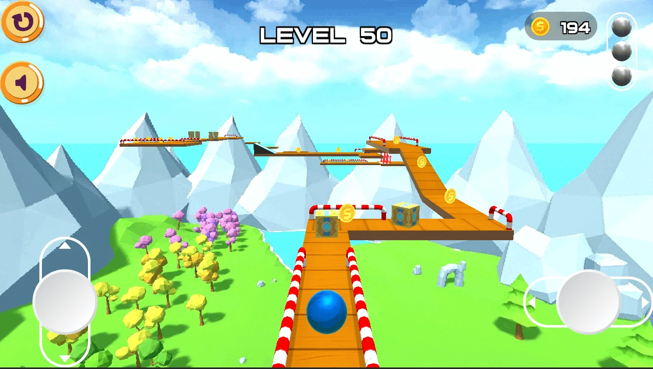 Top Trending Sky Rolling Going Balls 3D Game Unity Template + AdMob Ads — screenshot 2