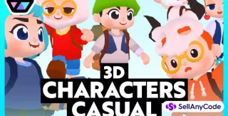 3D Characters - Casual Character