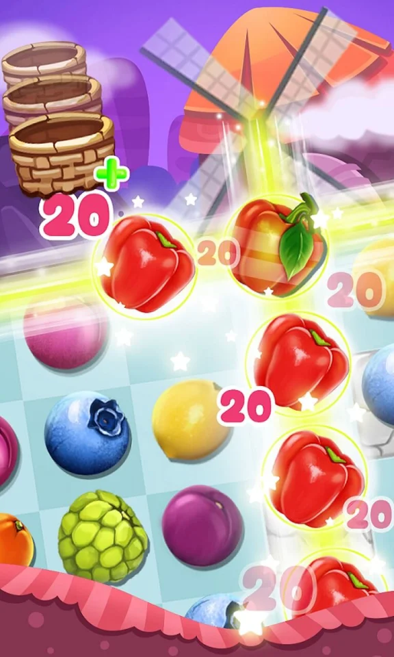 Panda & Fruit Farm – Match 3 Complete Game — screenshot 2