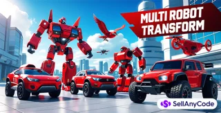 Multi Robot Transformation Unity Source Code