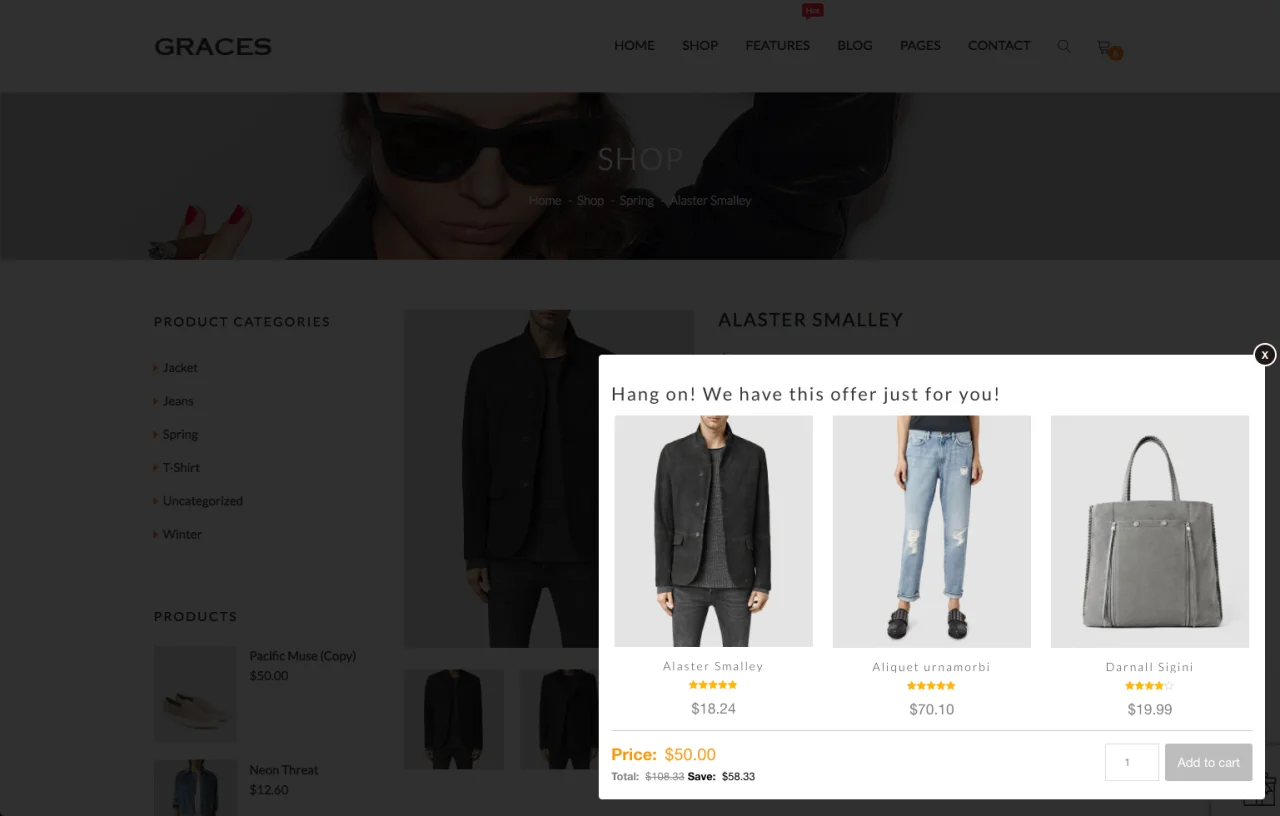 WooCommerce Boost Sales - Upsells & Cross Sells Popups & Discount — screenshot 2