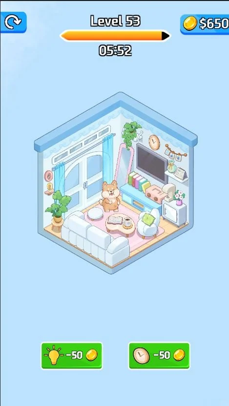 Dreamy Room Decor Life Game Unity Source Code — screenshot 6