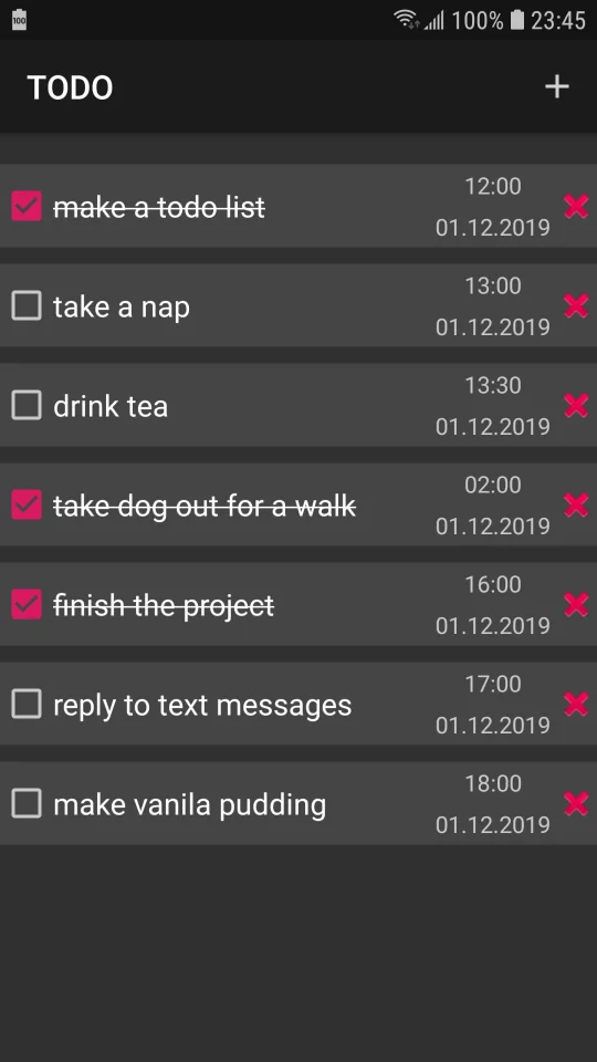 Simple TODO List - Android Source Code — screenshot 3