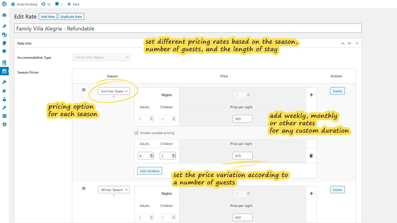Hotel Booking WordPress Plugin - MotoPress Hotel Booking — screenshot 5