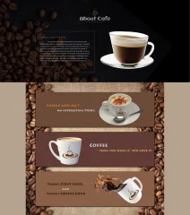 Cafe Coffee House - Coffee Shop PSD Template