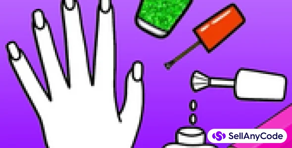 Nail Drawing Book Fashion Coloring Pages