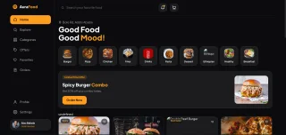 AuraFood - Restaurant & Food Delivery Web UI Kit
