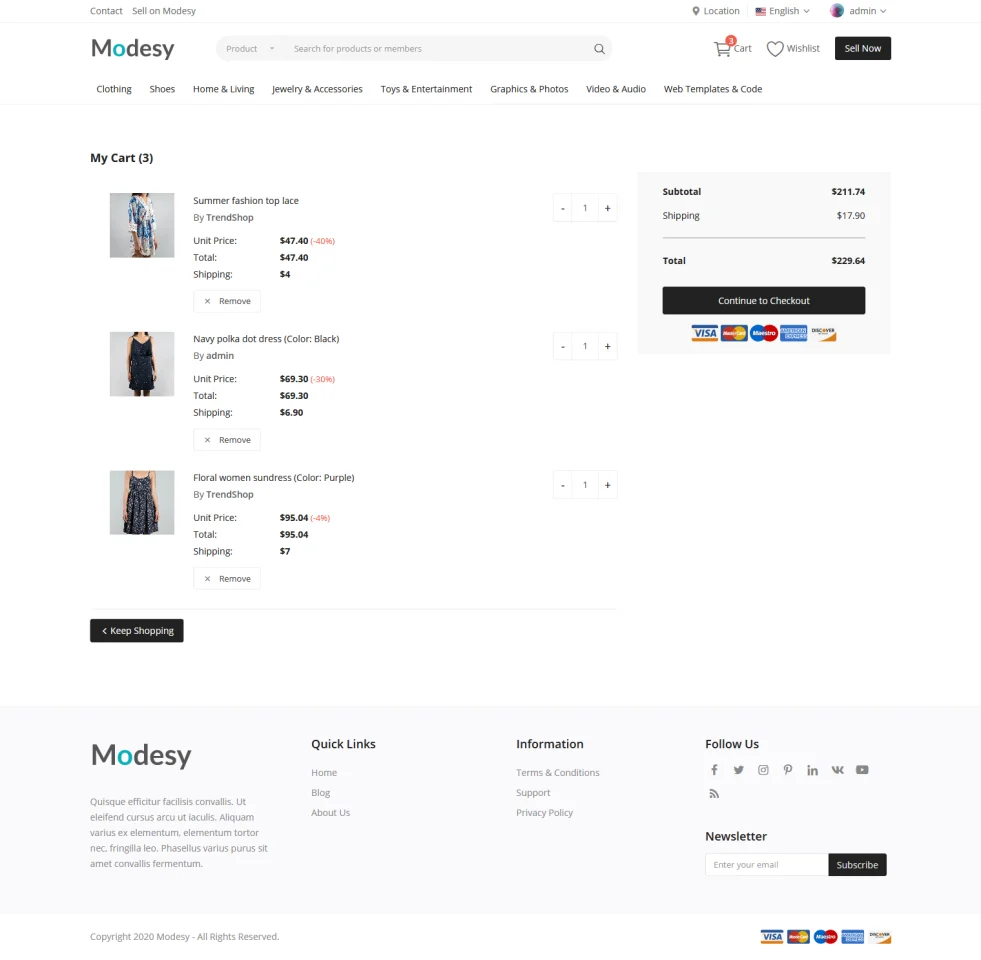 Modesy - Marketplace & Classified Ads Script — screenshot 4