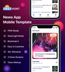 Firsthunt: Framework 7 PWA Template