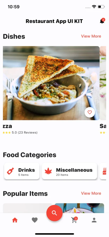 Resaurant App with Source Code — screenshot 2