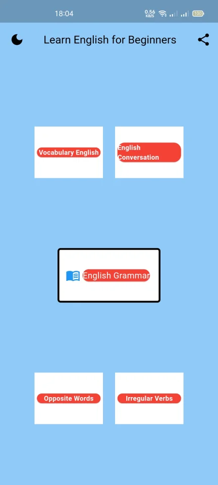 Learn English for Beginners - Professional Flutter Source Code — screenshot 1
