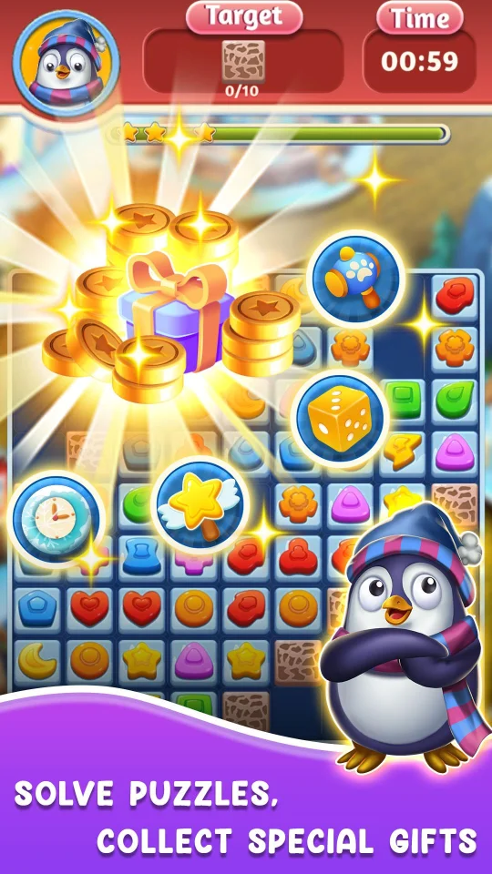 PEW Pengy - Matching Puzzle & PAIR Connection — screenshot 4
