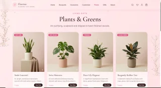 Fleurisse Luxury Floral E-Commerce UI