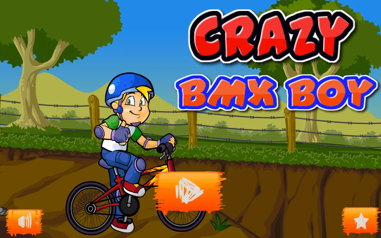 Crazy BMX Boy Unity Source Code — screenshot 1