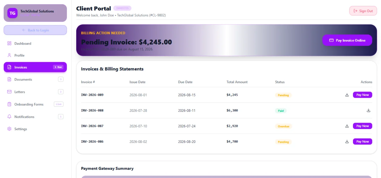 OmniTenant Enterprise Multi-Tenant SaaS Platform — screenshot 9
