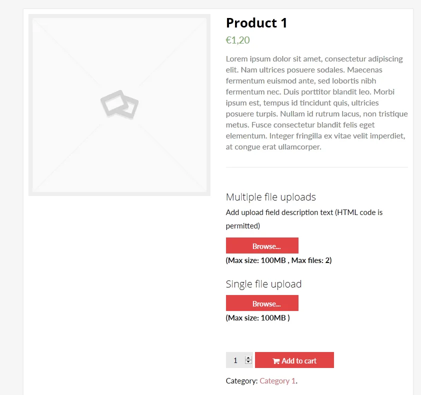 WooCommerce Upload Files — screenshot 4